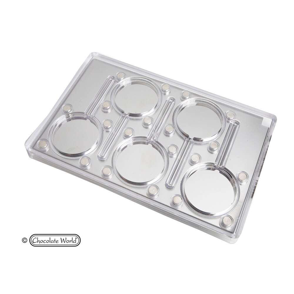 Chocolate World Mould Magnetic Lollypop